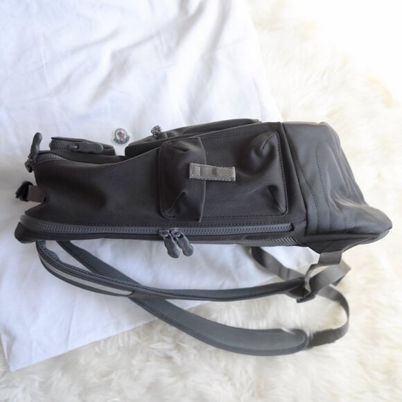 Moncler Salehe Bembury Canvas Backpack Black Authentic NWOT - Picture 5 of 12